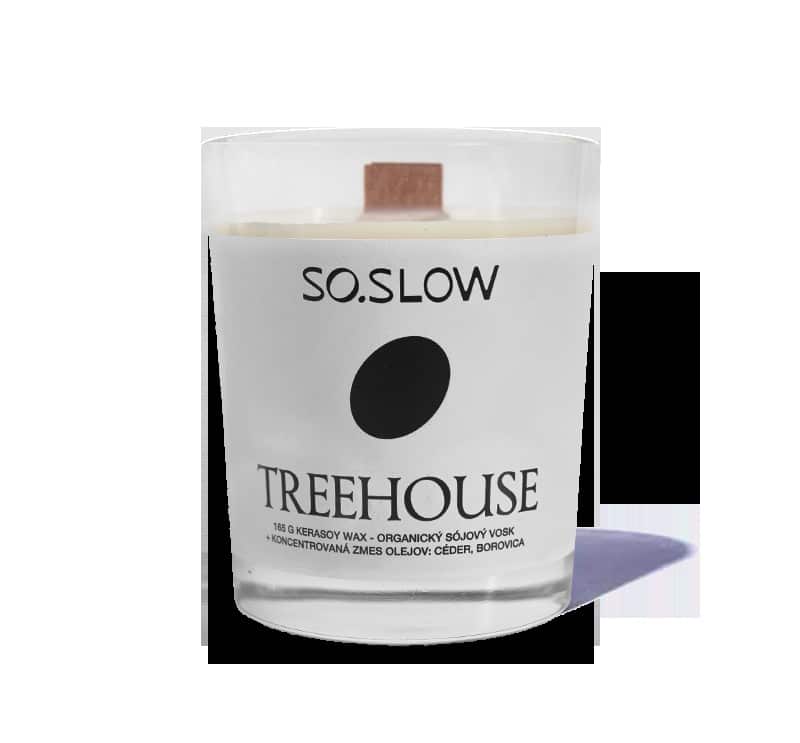 Sviečka SO SLOW TREEHOUSE