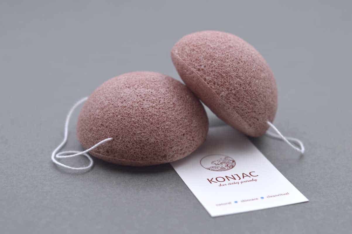 KONJAC špongia červená