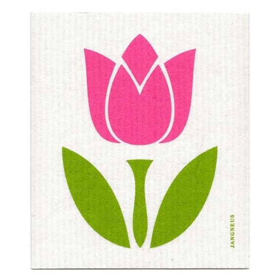 Prateľná hubka JANGNEUS - tulipán ružový