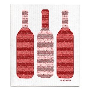 Prateľná hubka JANGNEUS - víno červené