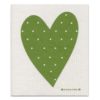 Prateľná hubka JANGNEUS - srdce zelené