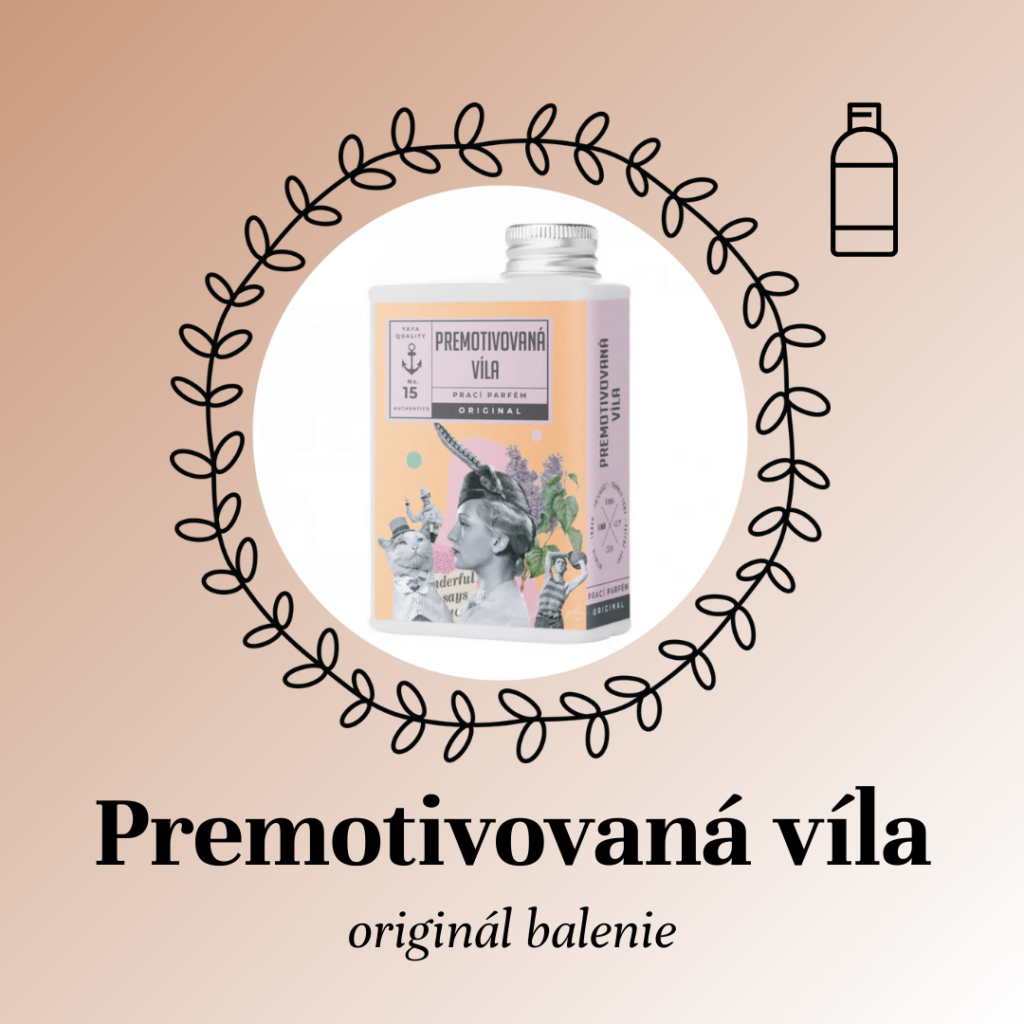 Premotivovaná Víla prírodný prací parfém