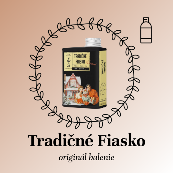 Tradičné Fiasko - sviatočný prírodný prací parfém, limitka, YAYA ORIGINAL