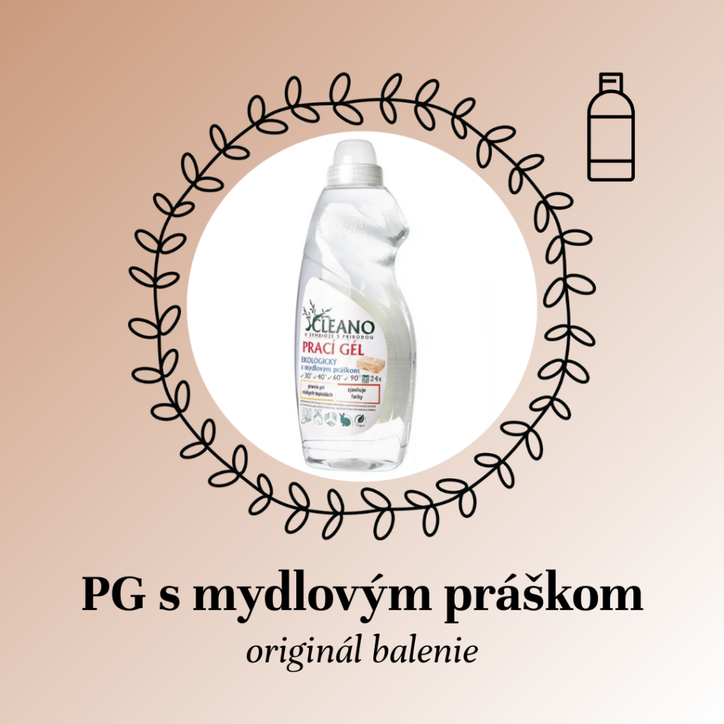 Prací gél s mydlovým práškom, Cleano - originál balenie