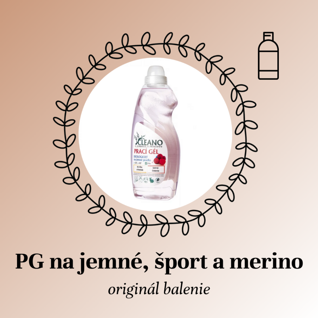 Prací gél na jemné, šport a merino