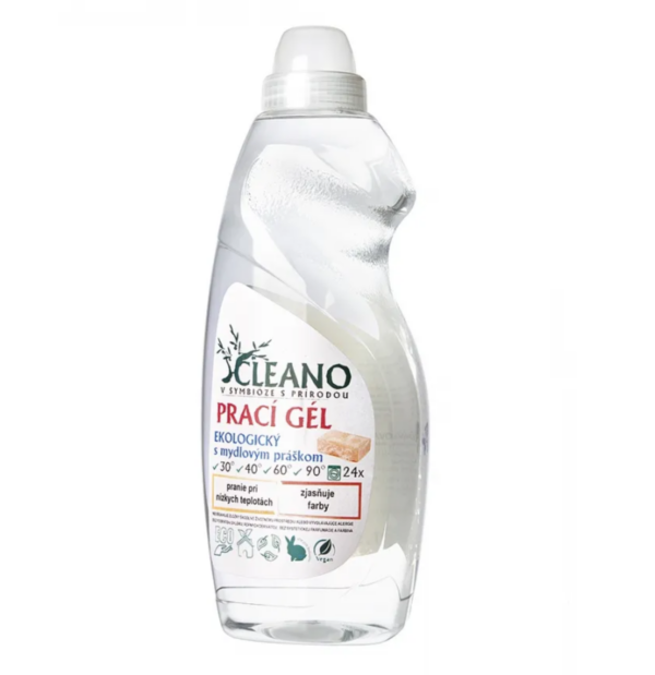 Prací gél s mydlovým práškom, Cleano - originál balenie