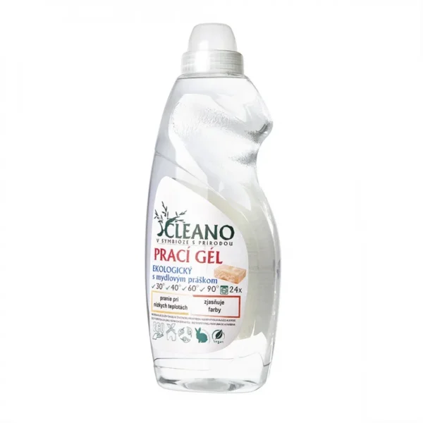 Prací gél s mydlovým práškom, Cleano - originál balenie