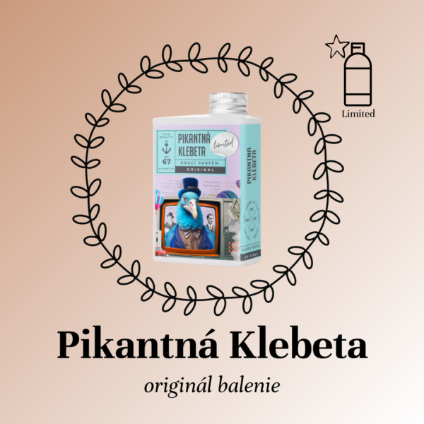 Pikantná Klebeta - prírodný prací parfém, limitka, YAYA ORIGINAL