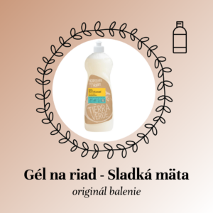 Gél na riad - BIO sladká mäta, Tierra Verde - originál balenie
