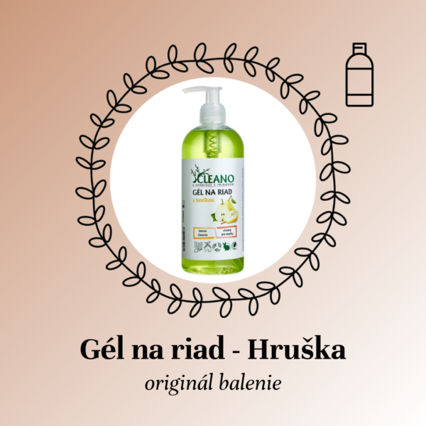 Gél na riad - Hruška, Cleano - originál balenie