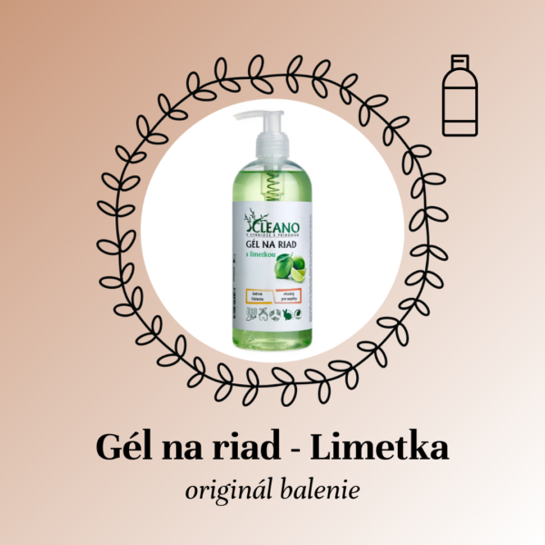 Gél na riad - Limetka, Cleano - originál balenie