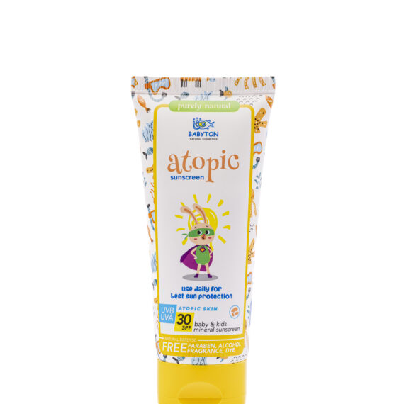 Detský opaľovací krém s minerálnym filtrom ATOPIC SPF 30