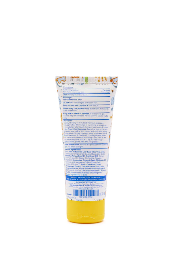 Opaľovací krém s minerálnym filtrom ATOPIC SPF 30, detský krém, 100 ml, Babyton