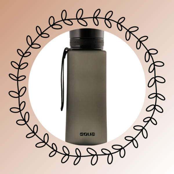 Fľaša Equa Matte Black - 600 ml