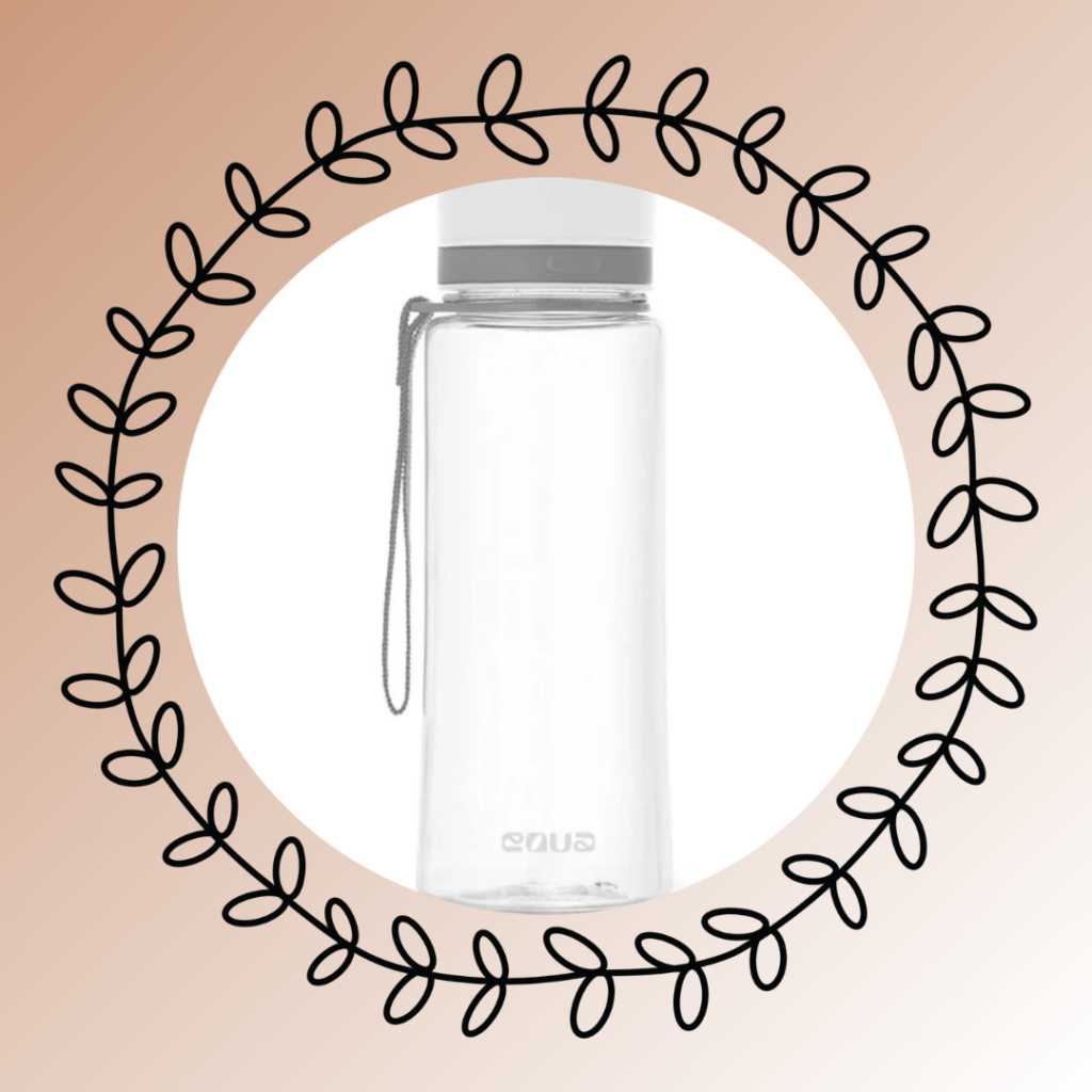 Fľaša Equa Plain White - 600 ml